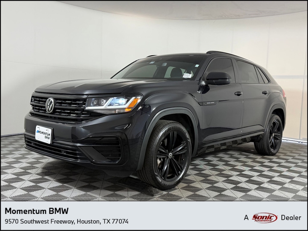 Used 2022 Volkswagen Atlas Cross Sport 2.0T SEL R-Line Black SUV