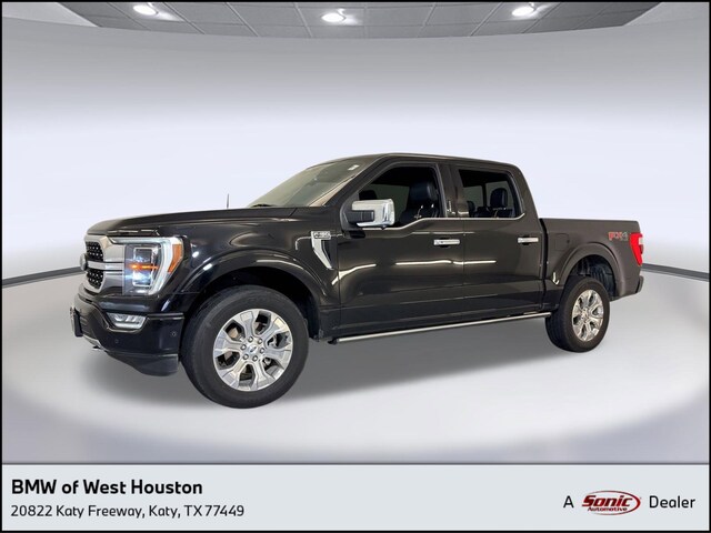 Used 2022 Ford F-150 Platinum Truck SuperCrew Cab for sale in Houston