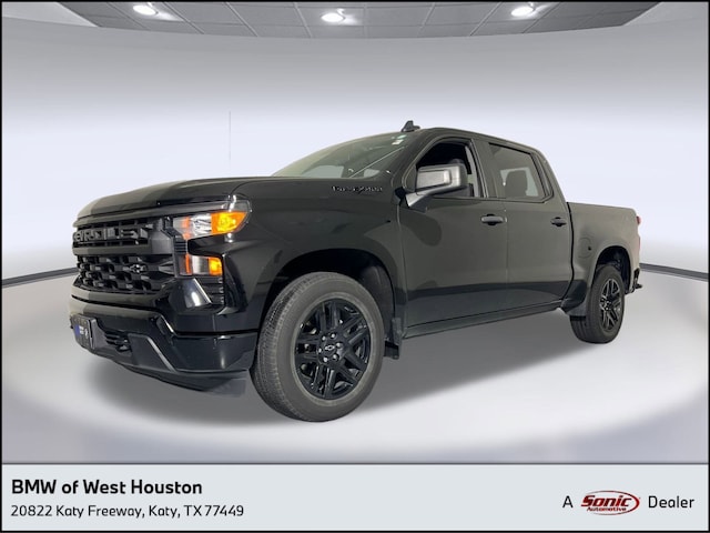 Used 2023 Chevrolet Silverado 1500 Custom Truck Crew Cab for sale in Houston