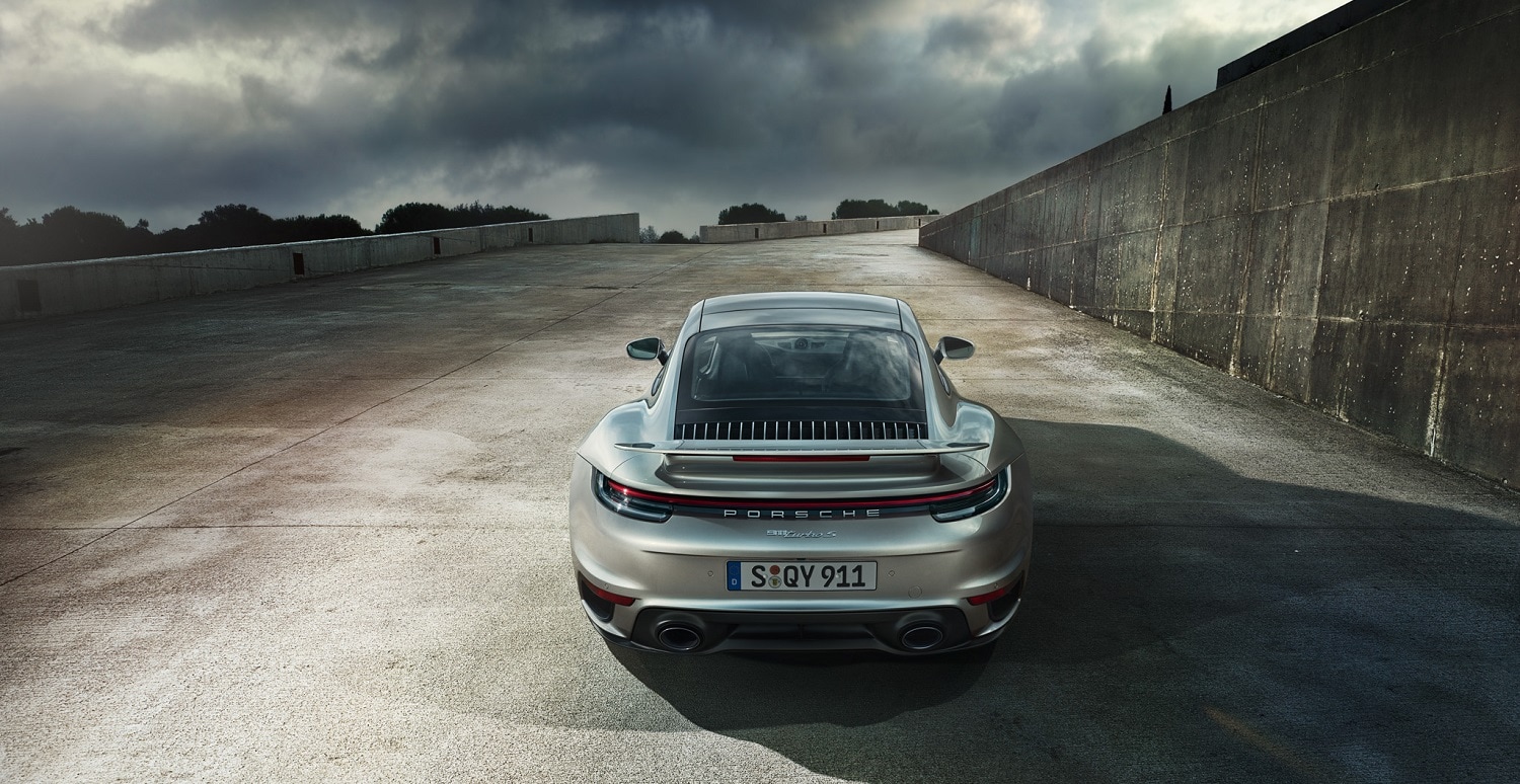 View of 911 Turbo S Rear Exterior 