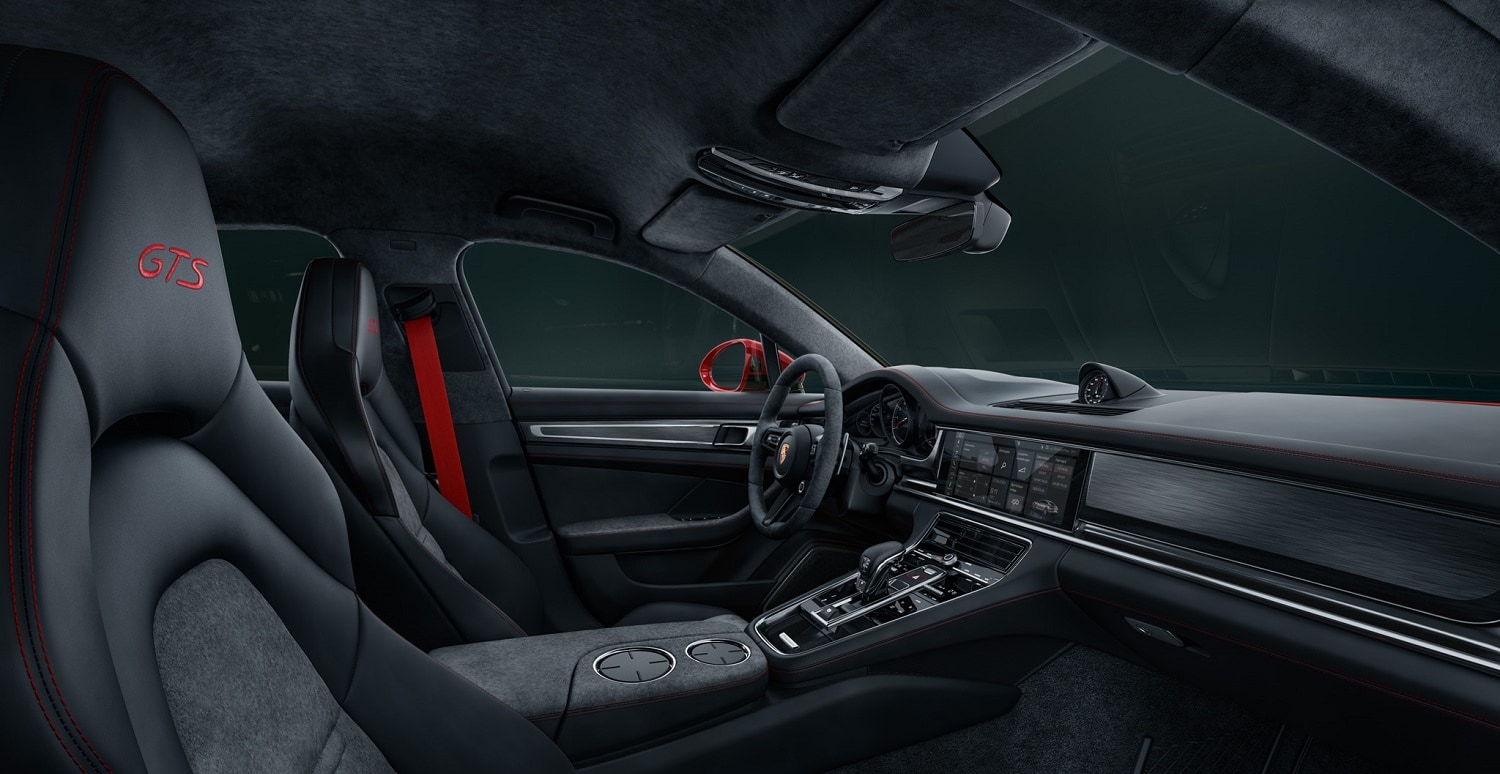 interior view of Panamera GTS front interior