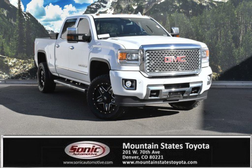 Used 2015 GMC Sierra 3500HD Denali Truck Crew Cab