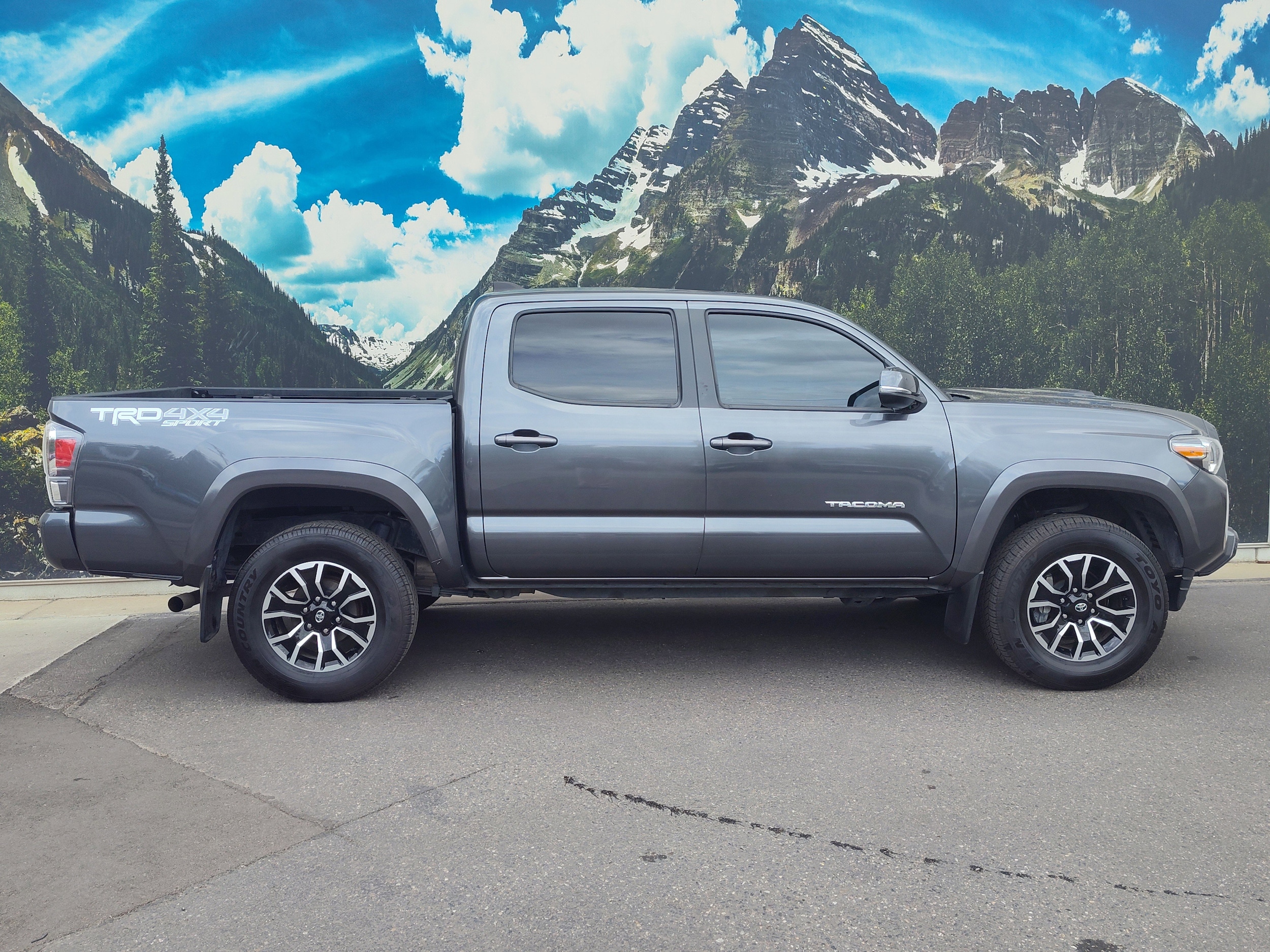 Certified 2021 Toyota Tacoma TRD Sport with VIN 3TMCZ5AN7MM407388 for sale in Denver, CO