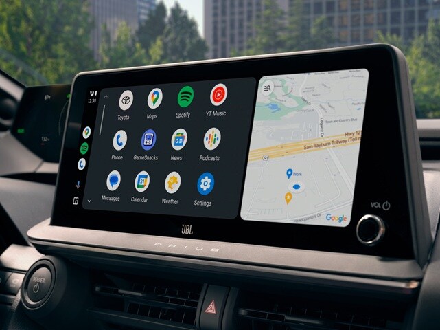 Toyota Prius XLE interior map
screen