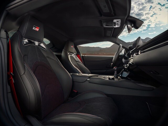 GR Supra driver interior