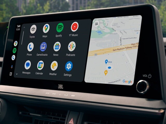 Toyota Prius XSE interior map
screen