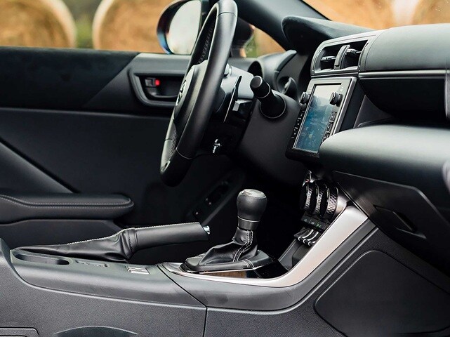 Interior center console of the Toyota
GR86