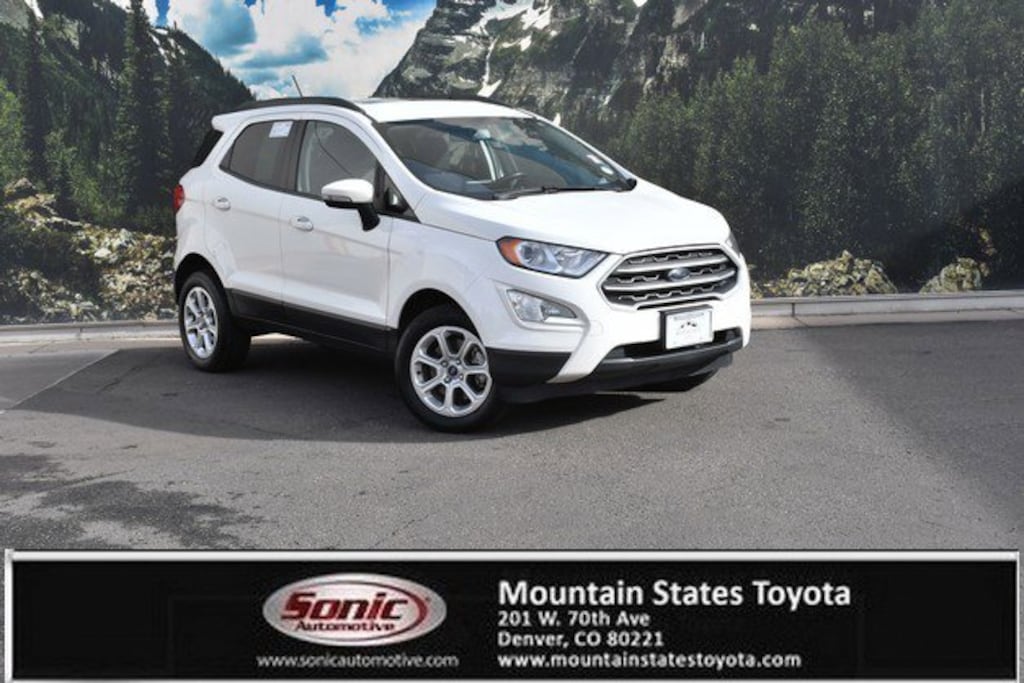 Used 2020 Ford EcoSport SE SUV