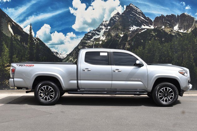 Certified 2022 Toyota Tacoma TRD Sport with VIN 3TMDZ5BNXNM134550 for sale in Denver, CO