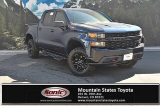 Used 2021 Chevrolet Silverado 1500 Custom Trail Boss Truck Crew Cab in Denver