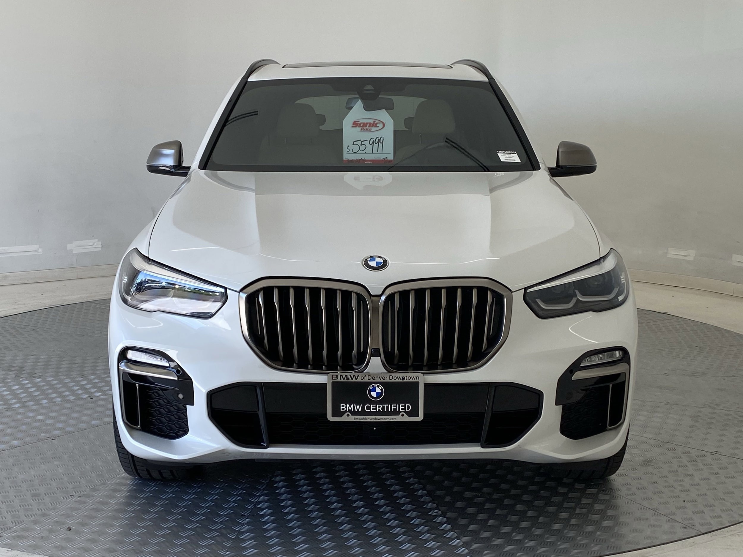 Certified 2021 BMW X5 M50i with VIN 5UXJU4C09M9H66890 for sale in Denver, CO
