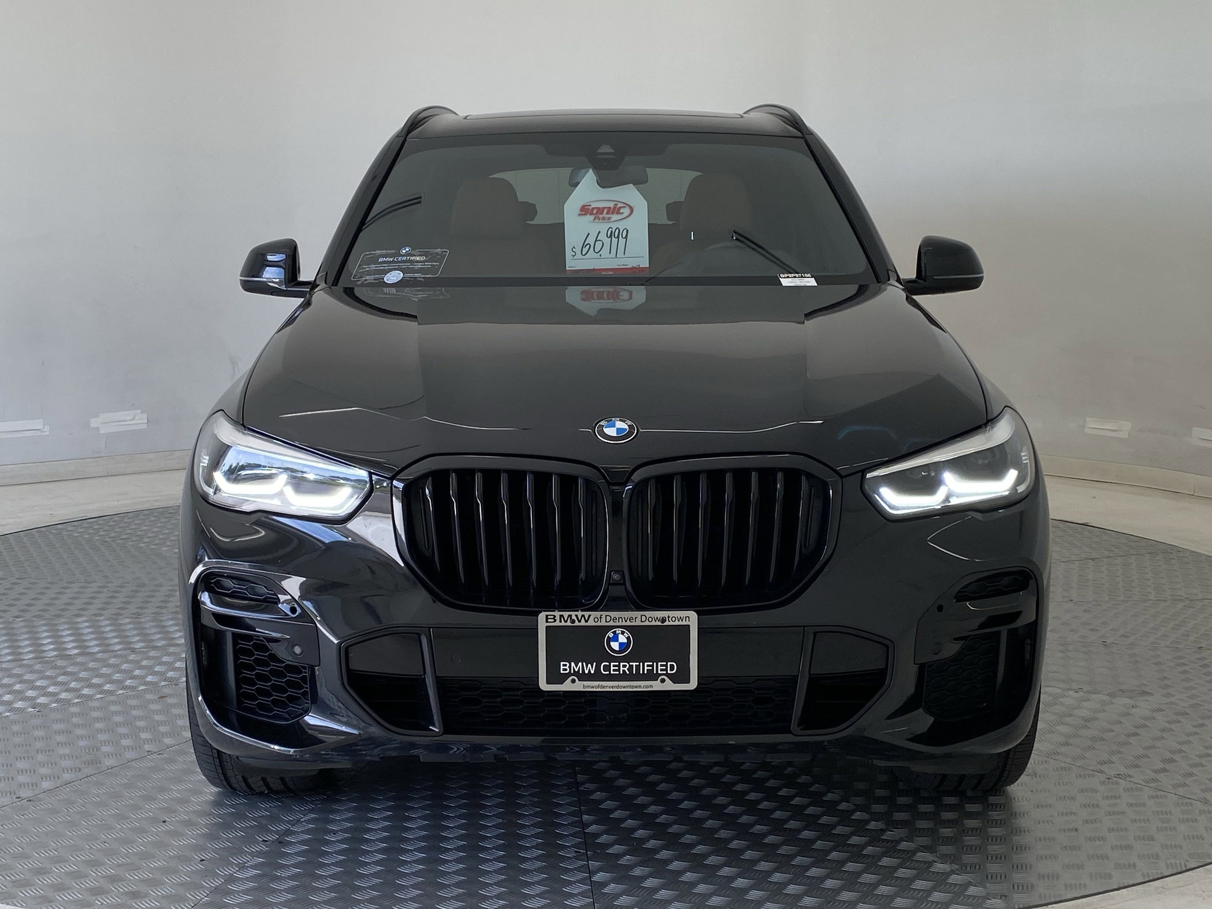 Certified 2023 BMW X5 M50i with VIN 5UXJU4C09P9P97106 for sale in Denver, CO