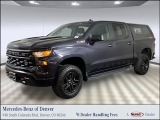 Used 2023 Chevrolet Silverado 1500 Custom Trail Boss Truck Crew Cab in Denver