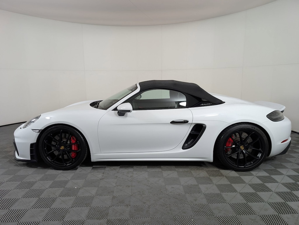 Certified 2021 Porsche 718 Spyder Roadster Cabriolet