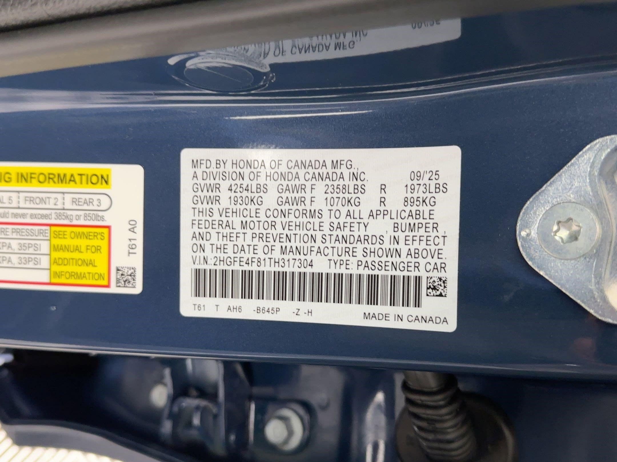 2026 Honda Civic Sport - Photo 19