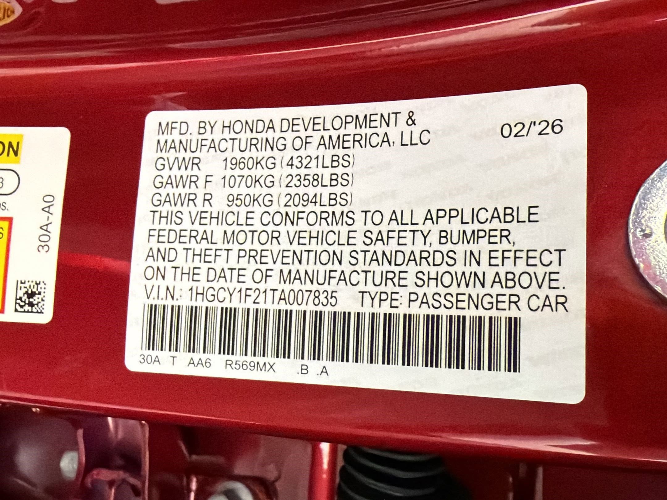 2026 Honda Accord LX - Photo 17