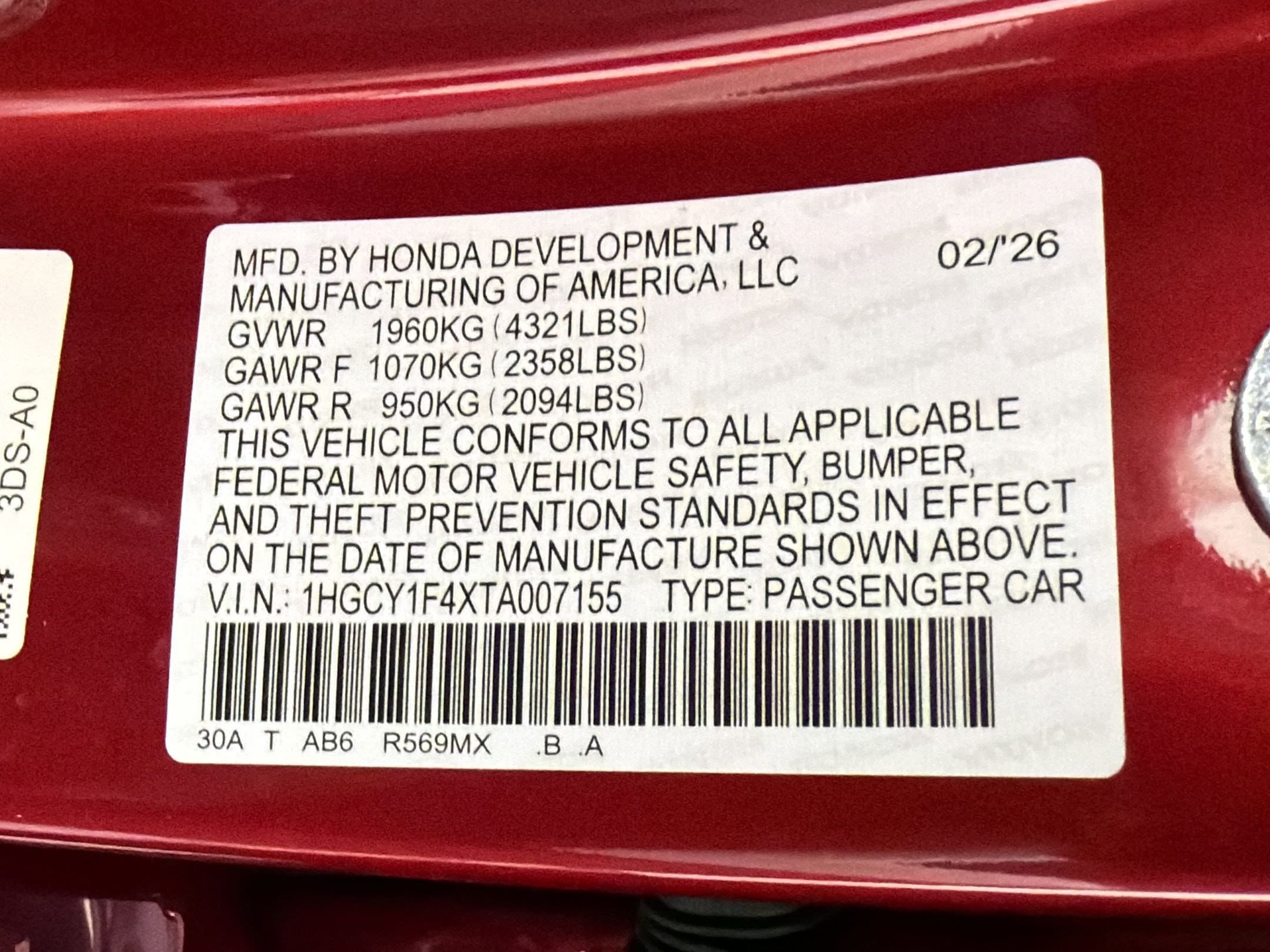 2026 Honda Accord SE - Photo 18