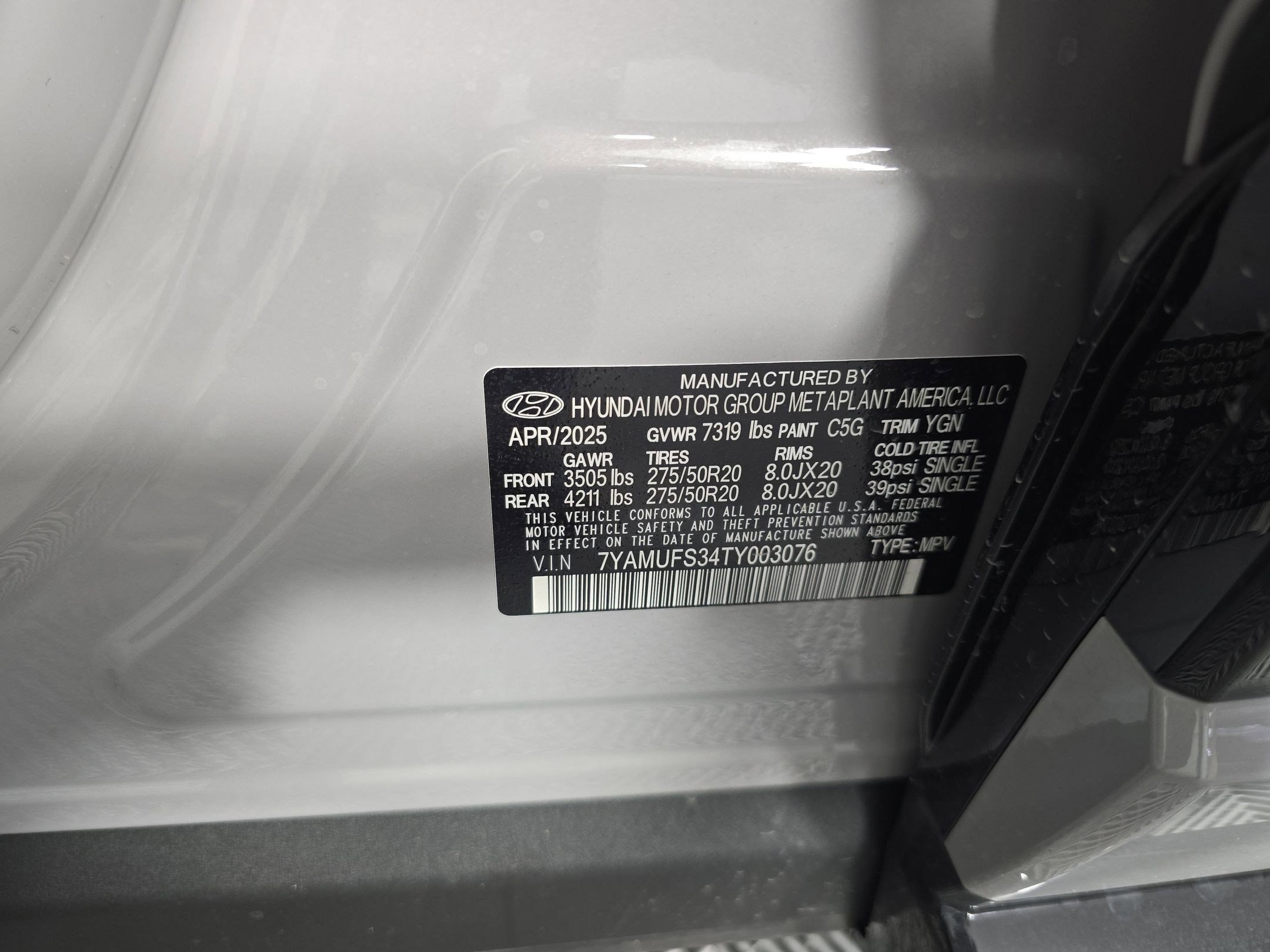 2026 Hyundai IONIQ 9 SEL - Photo 17