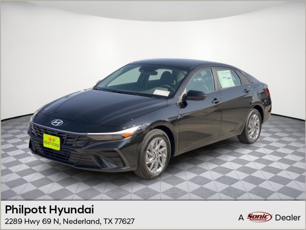 New 2026 Hyundai Elantra Hybrid Blue