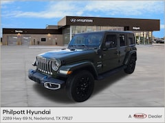 Used 2022 Jeep Wrangler Unlimited 4xe Sahara SUV in Nederland, TX