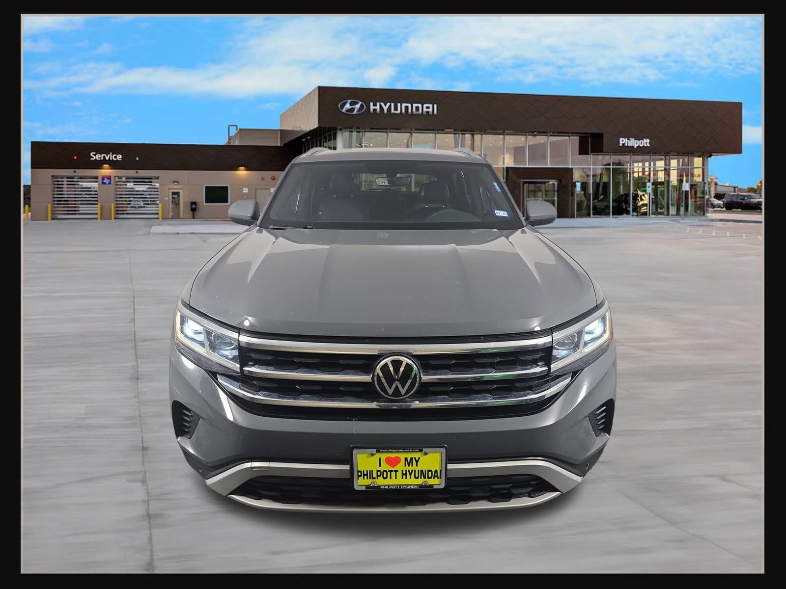 Used 2021 Volkswagen Atlas Cross Sport SE w/Tech with VIN 1V2WC2CA5MC213143 for sale in Nederland, TX