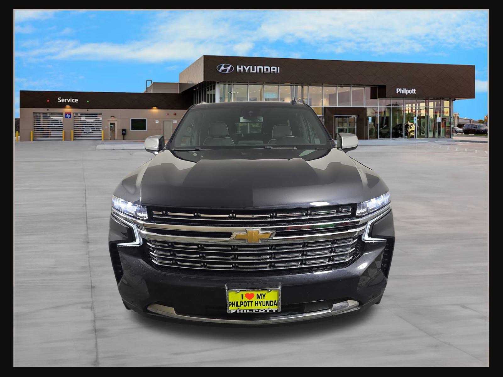 Used 2023 Chevrolet Tahoe Premier with VIN 1GNSCSKD8PR293350 for sale in Nederland, TX