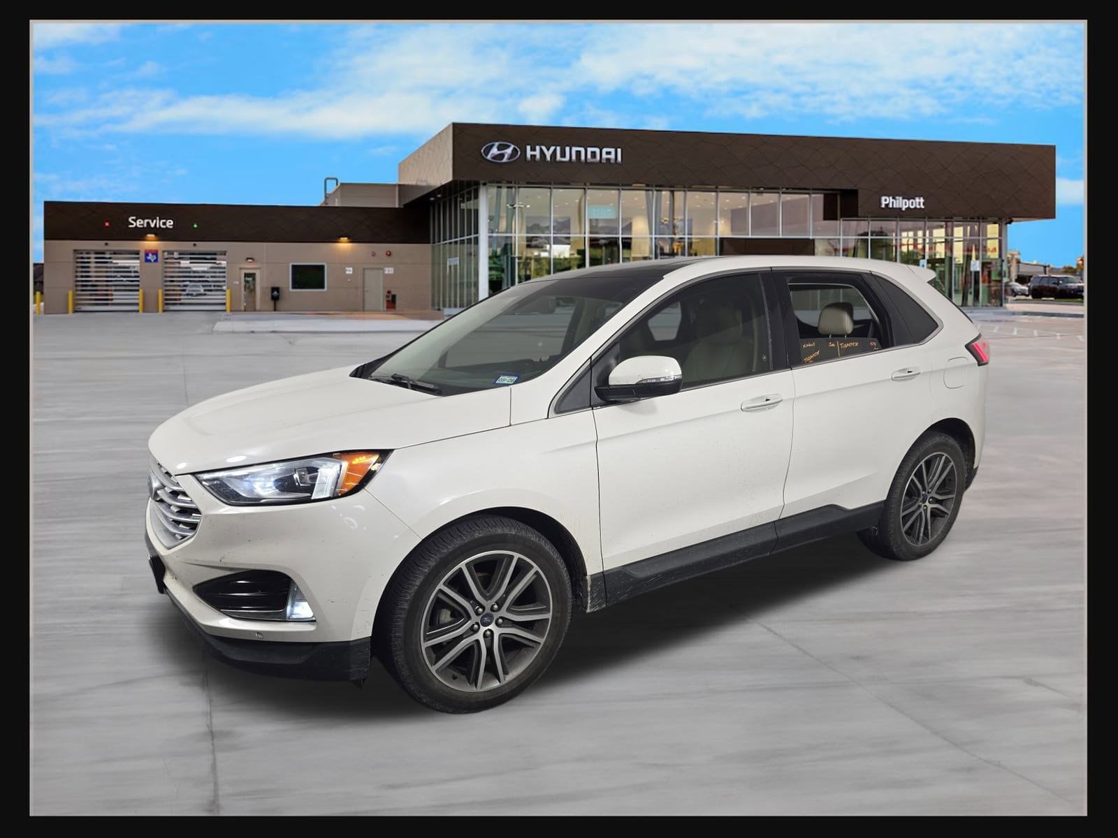 Used 2020 Ford Edge Titanium with VIN 2FMPK3K98LBA69538 for sale in Nederland, TX
