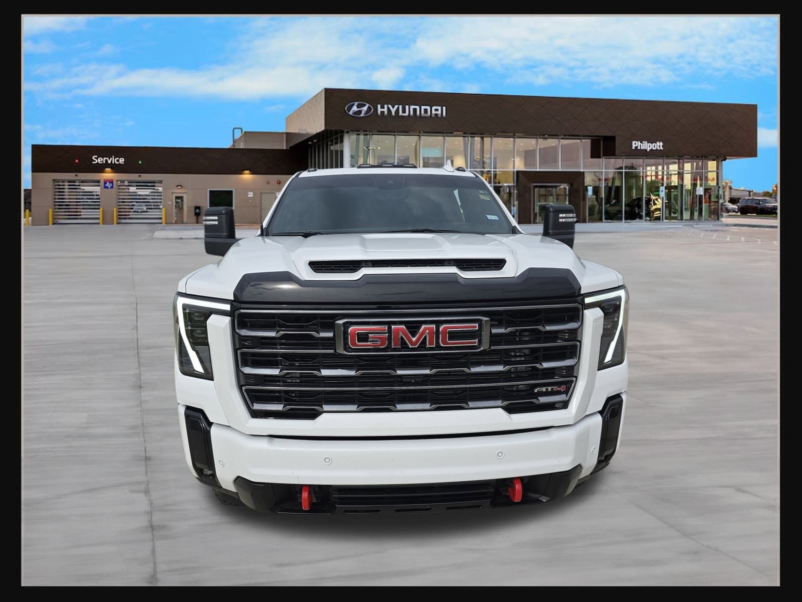 Used 2025 GMC Sierra 3500HD AT4 with VIN 1GT4UVEY4SF146953 for sale in Nederland, TX