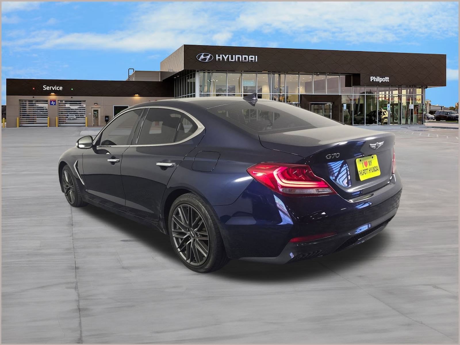 Used 2019 GENESIS G70 Advanced with VIN KMTG34LA1KU012429 for sale in Nederland, TX