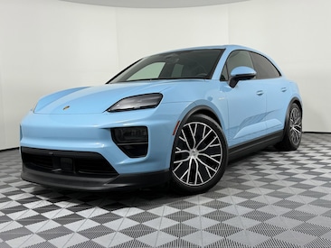 2025 Porsche Macan Electric SUV Frozen Blue Metallic