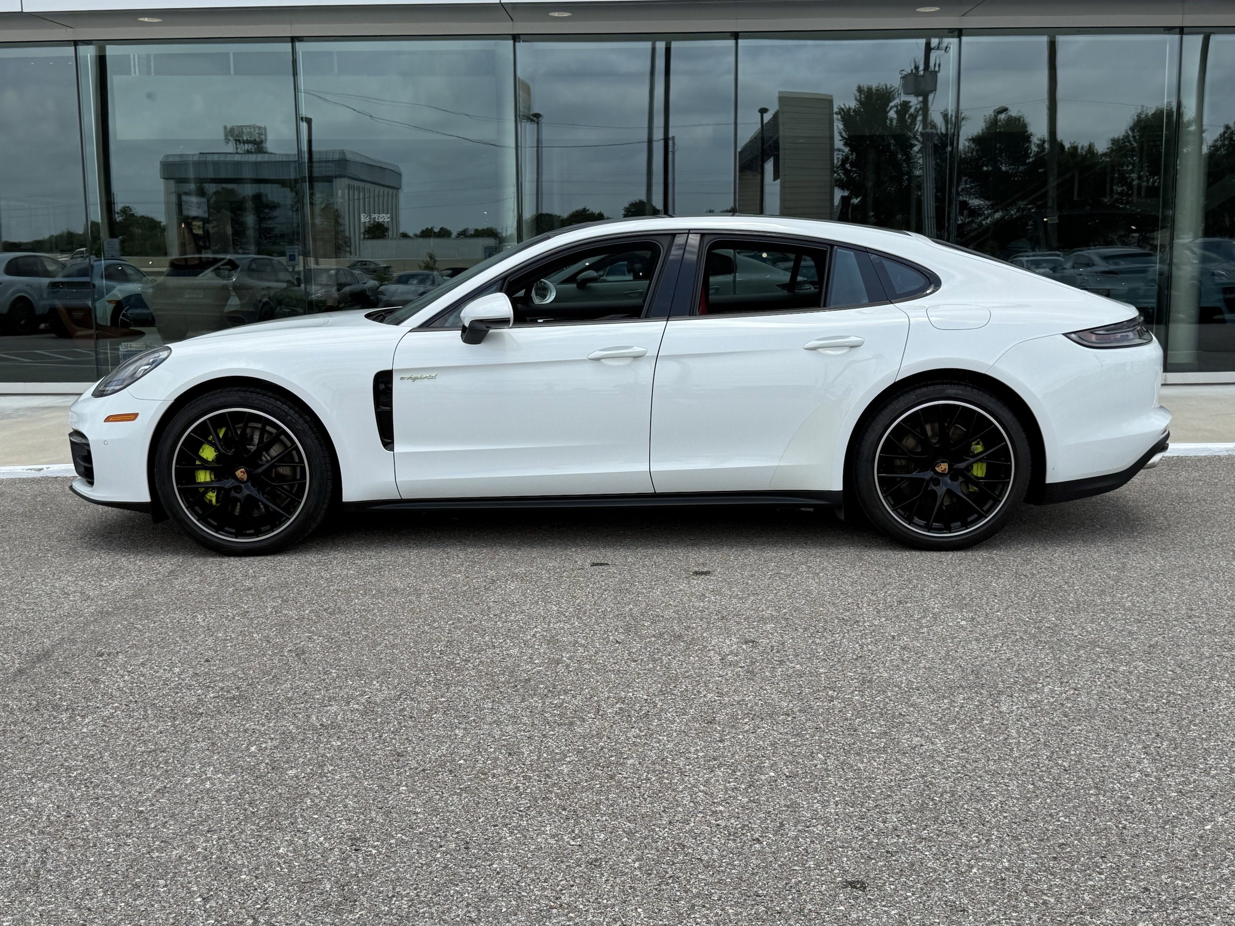 Certified 2021 Porsche Panamera 4 E-Hybrid with VIN WP0AE2A71ML127017 for sale in Houston, TX