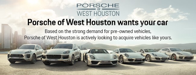 Sell Your Car in Houston | Porsche of West Houston