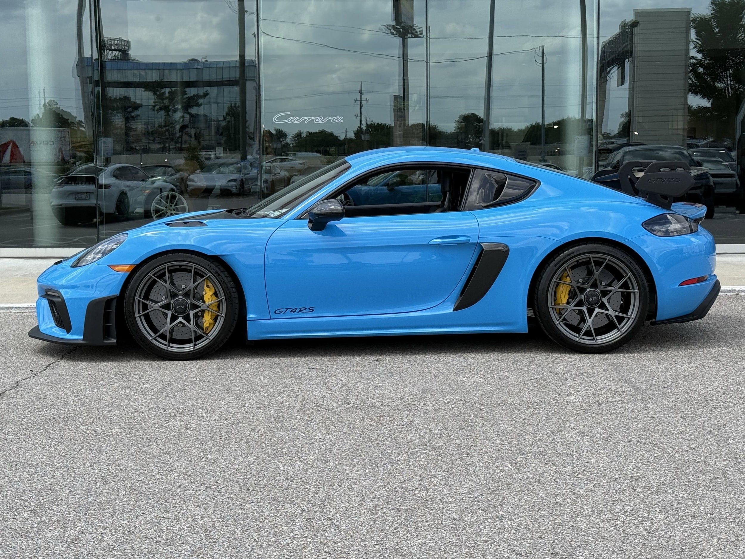 Certified 2024 Porsche 718 GT4 RS with VIN WP0AE2A81RK274461 for sale in Houston, TX