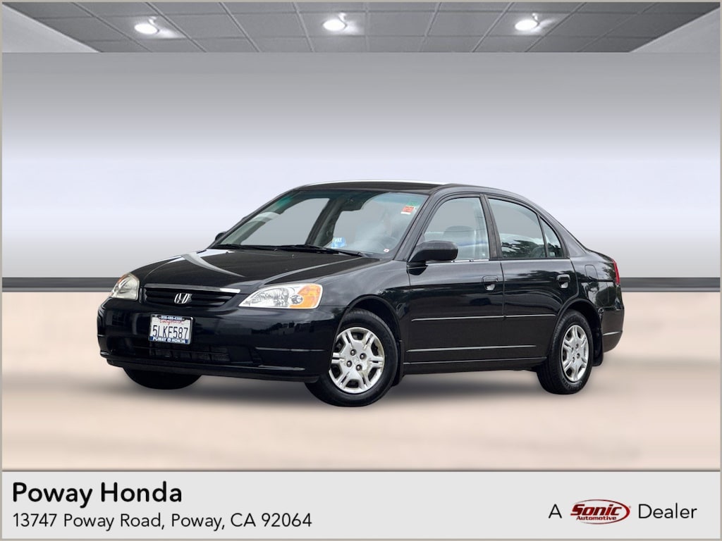 Used 2002 Honda Civic LX Sedan
