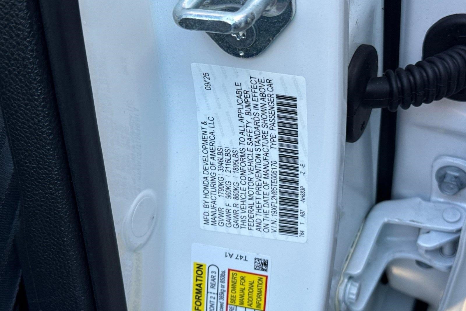 2026 Honda Civic Hatchback Sport - Photo 20