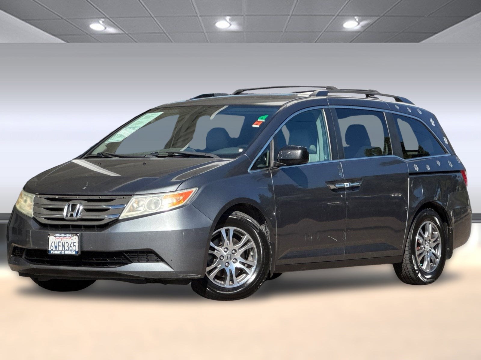 Used 2012 Honda Odyssey EX-L with VIN 5FNRL5H66CB096971 for sale in Poway, CA