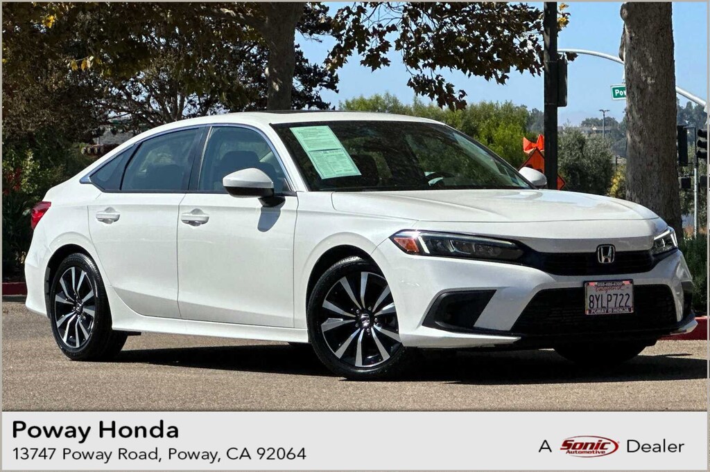 Certified Used 2022 Honda Civic For Sale near Los Angeles CA Stock