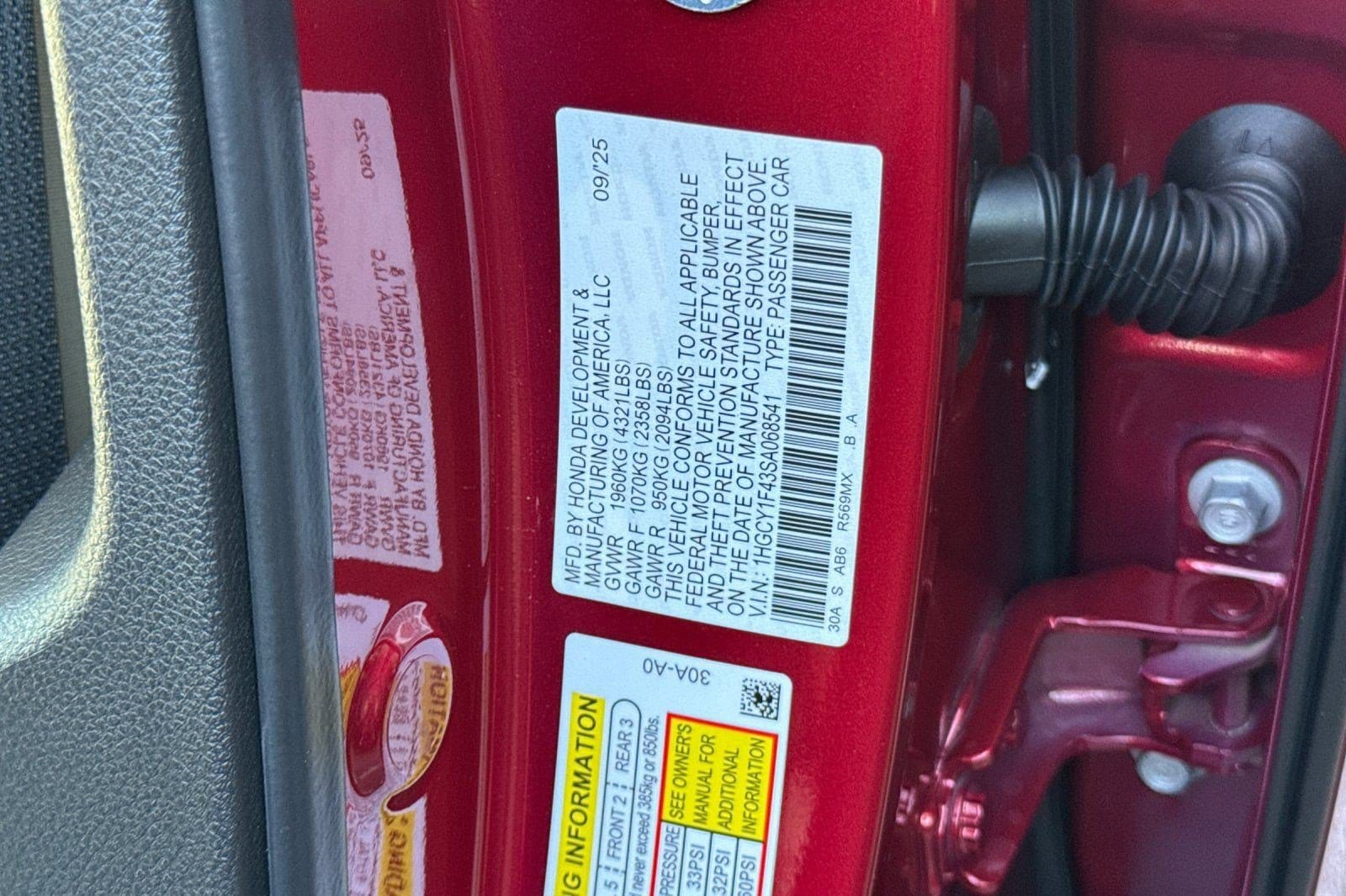 2025 Honda Accord SE - Photo 21