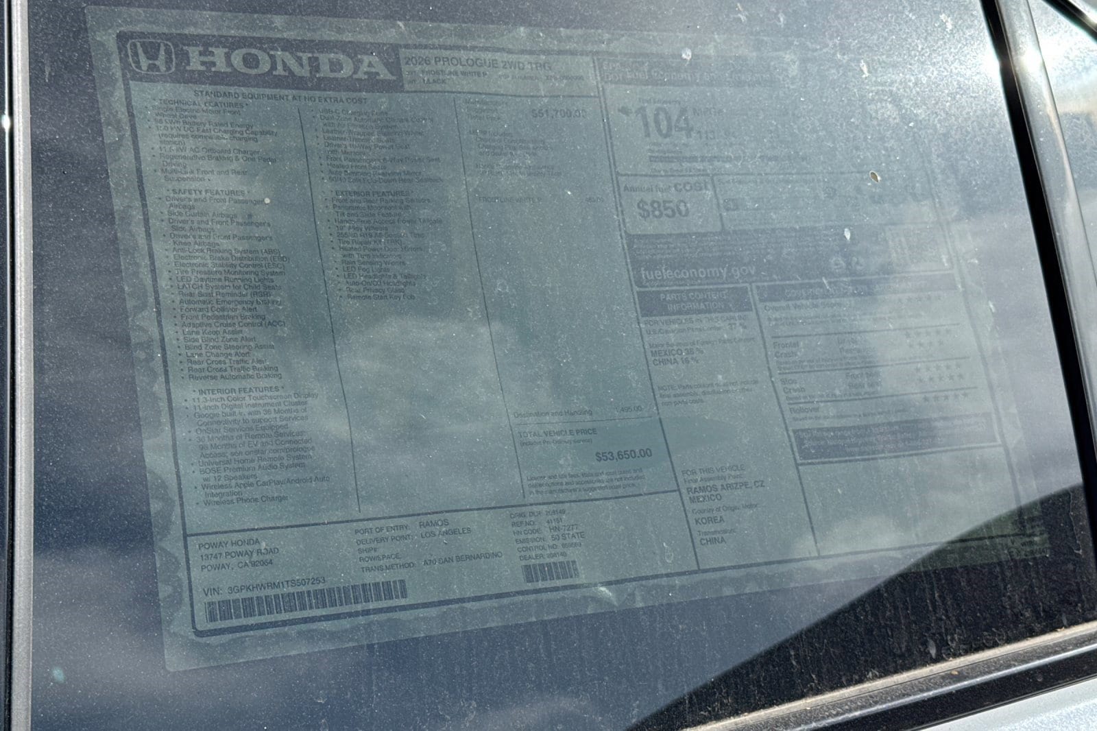 2026 Honda Prologue Touring - Photo 36