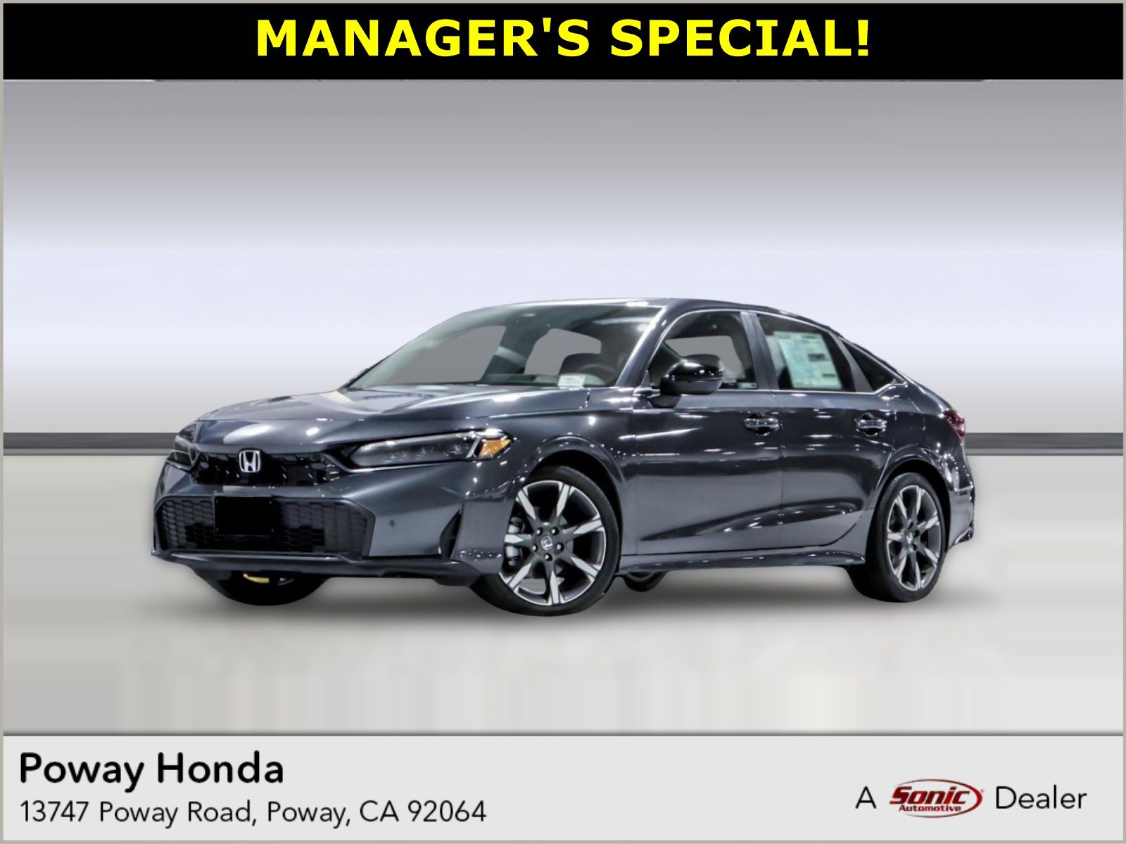 New 2026 Honda Civic Hybrid Sport Sedan near San Diego