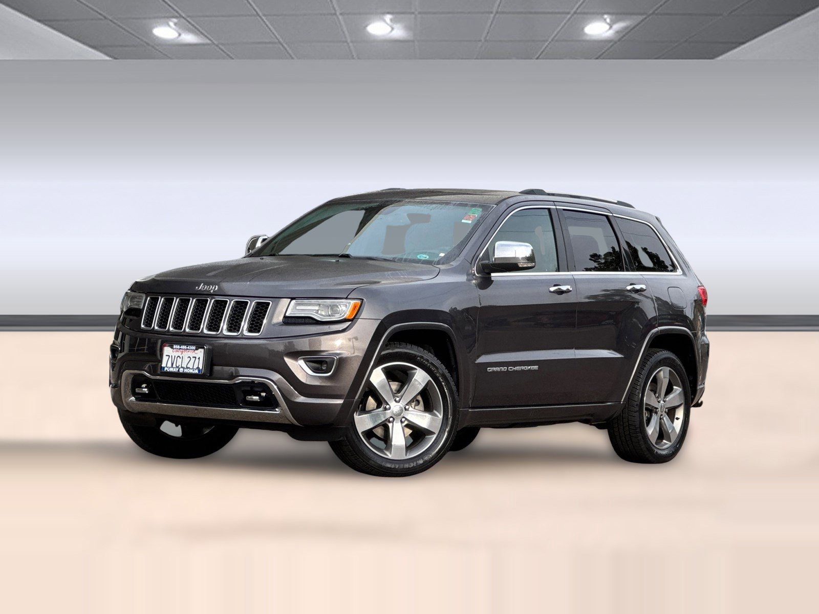 Used 2016 Jeep Grand Cherokee Overland with VIN 1C4RJECG3GC499489 for sale in Poway, CA