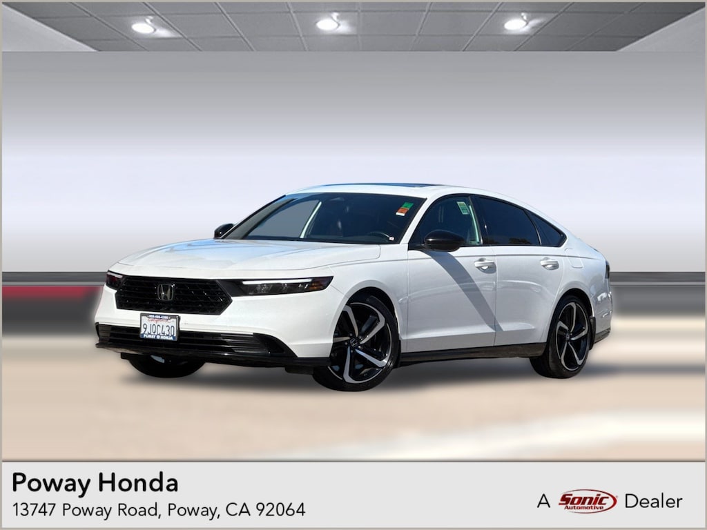 Used 2023 Honda Accord Hybrid Sport-L w/BSI Sedan