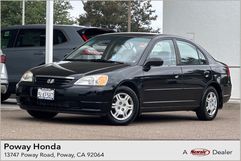 Used 2002 Honda Civic LX Sedan