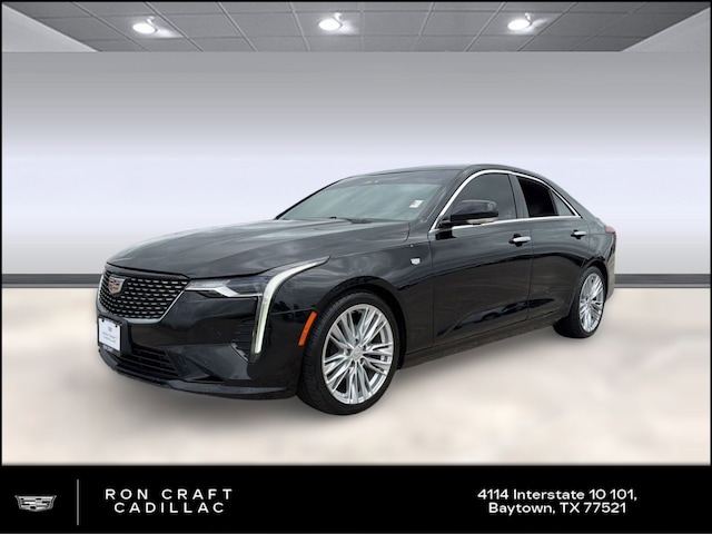 Used 2021 CADILLAC CT4 Premium Luxury Sedan for sale in Houston