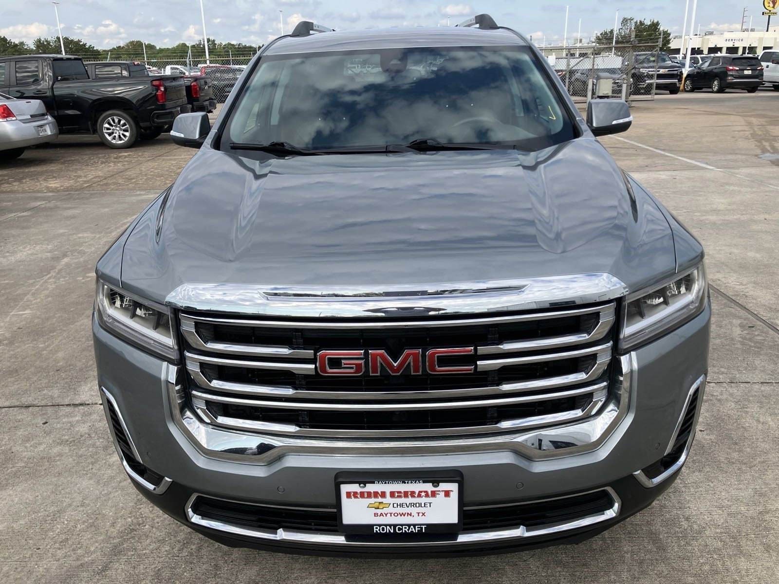 Used 2023 GMC Acadia SLT with VIN 1GKKNUL45PZ195734 for sale in Baytown, TX