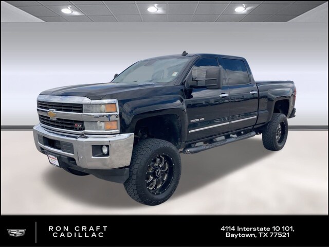 Used 2015 Chevrolet Silverado 2500HD LTZ Truck Crew Cab for sale in Houston