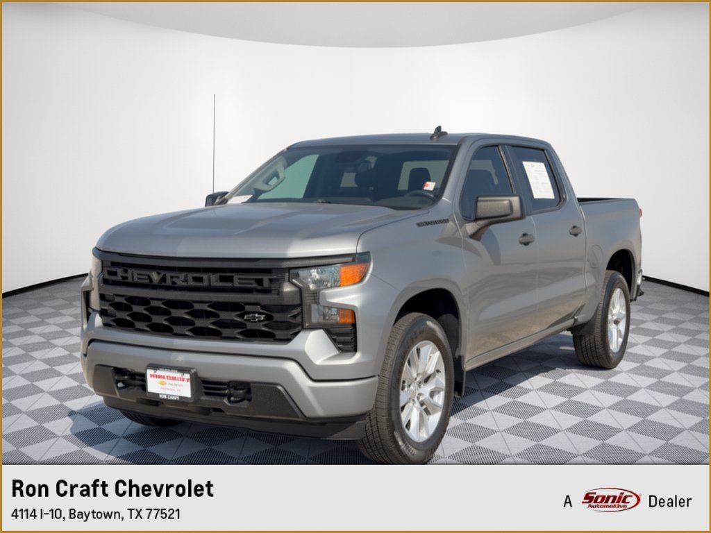 Certified 2023 Chevrolet Silverado 1500 Custom Truck Crew Cab