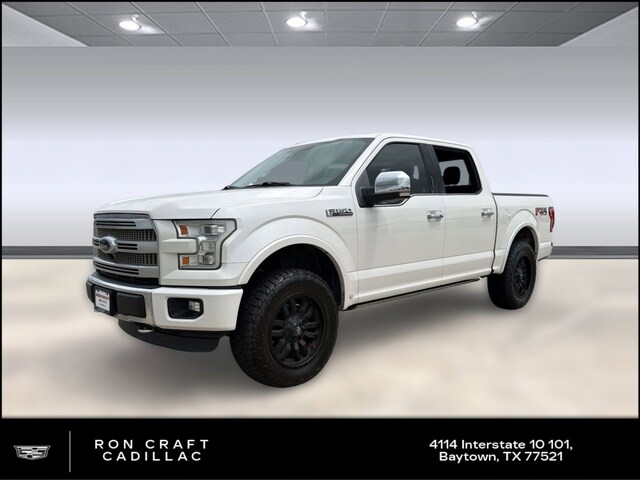 Used 2016 Ford F-150 Platinum Truck SuperCrew Cab for sale in Houston