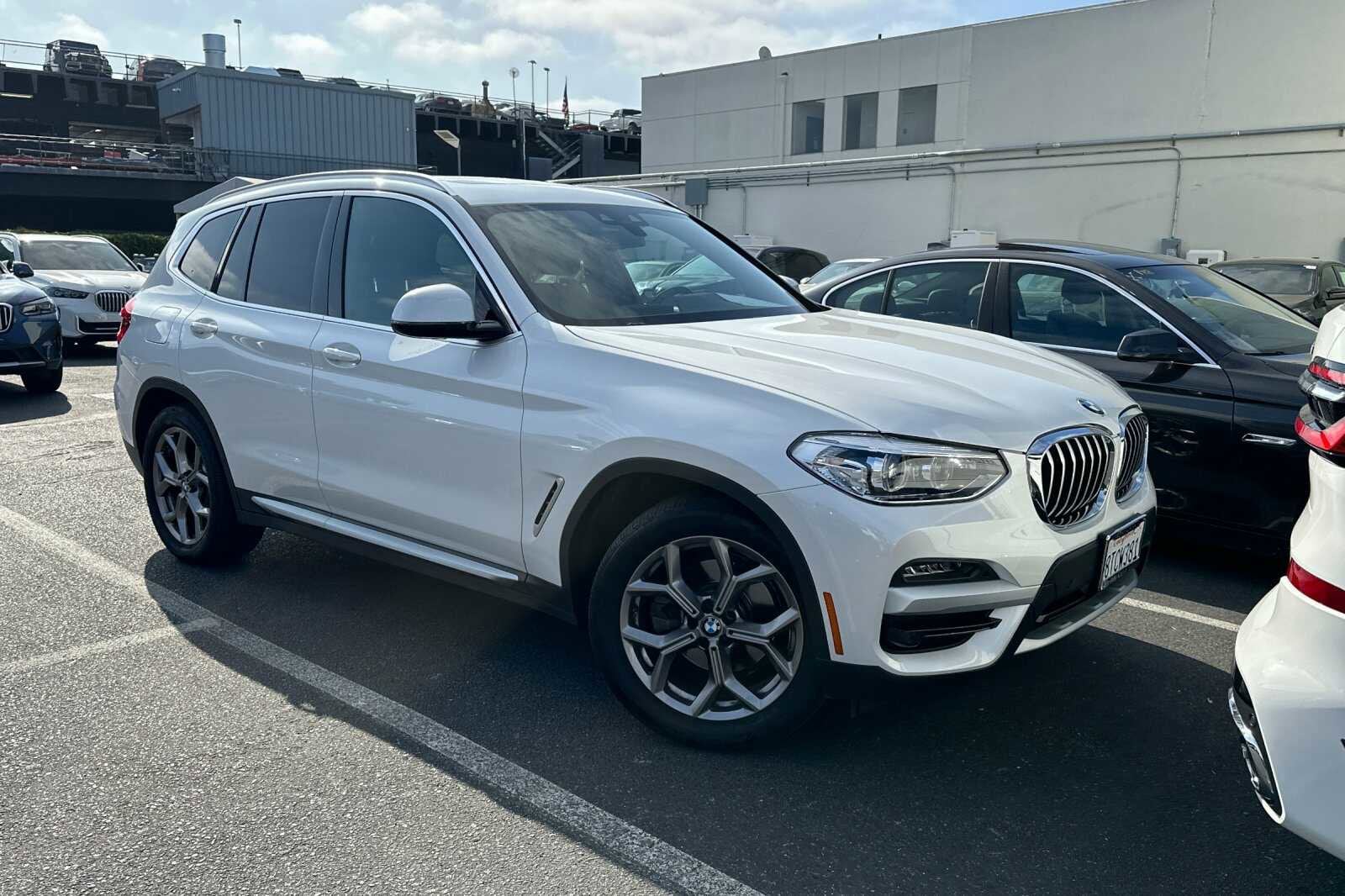 Used 2021 BMW X3 30i with VIN 5UXTY5C04M9D87606 for sale in Santa Clara, CA