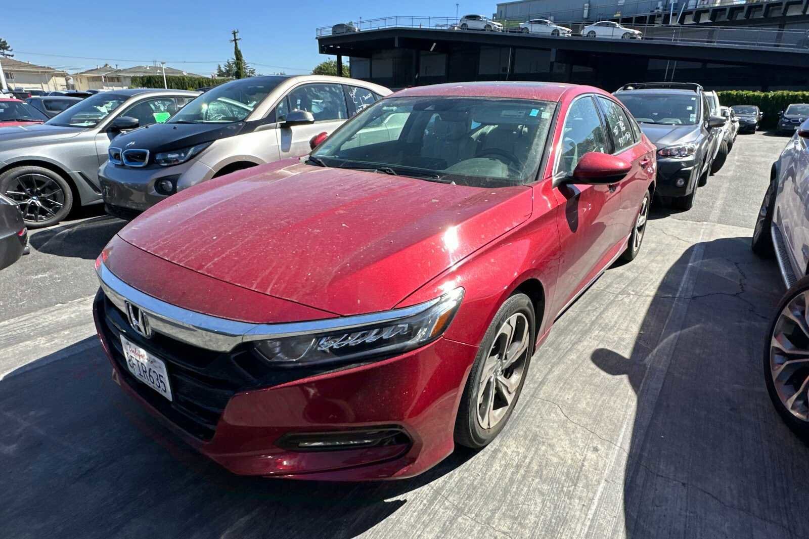 Used 2018 Honda Accord EX-L with VIN 1HGCV1F59JA074084 for sale in Santa Clara, CA